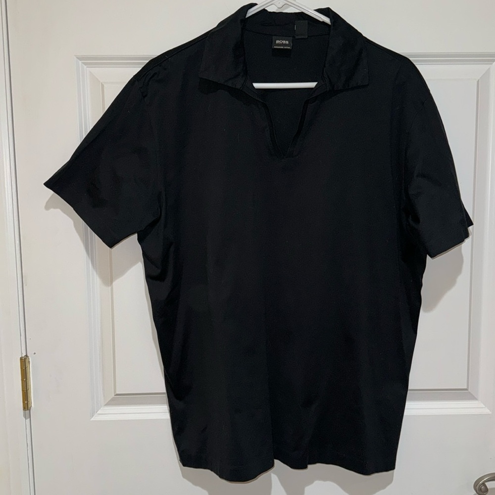 BOSS Hugo Boss Buttonless Collared Shirt